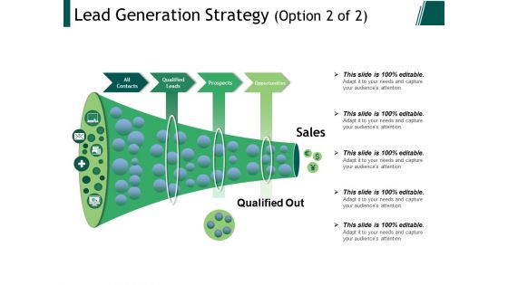 Lead Generation Strategy Template Ppt PowerPoint Presentation Ideas Guide