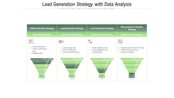 Lead Generation Strategy With Data Analysis Ppt PowerPoint Presentation Gallery Example PDF Lead Generation Strategy With Data Analysis Ppt PowerPoint Presentation Gallery Example PDF