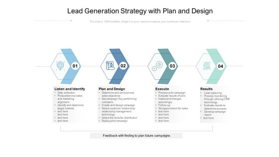 Lead Generation Strategy With Plan And Design Ppt PowerPoint Presentation File Clipart Images PDF Lead Generation Strategy With Plan And Design Ppt PowerPoint Presentation File Clipart Images PDF