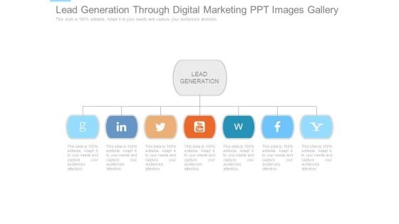 Lead Generation Through Digital Marketing Ppt Images Gallery