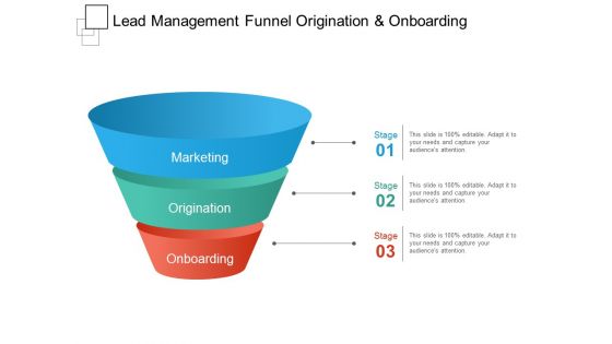 Lead Management Funnel Origination And Onboarding Ppt PowerPoint Presentation Ideas Elements