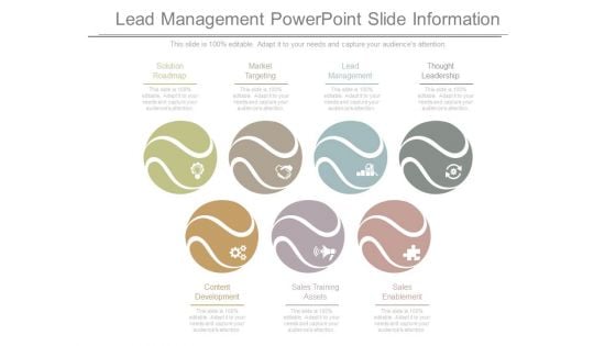 Lead Management Powerpoint Slide Information