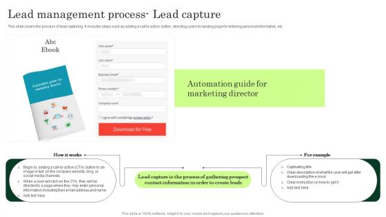 Lead Management Process Lead Capture Enhancing Client Lead Conversion Rates Microsoft PDF