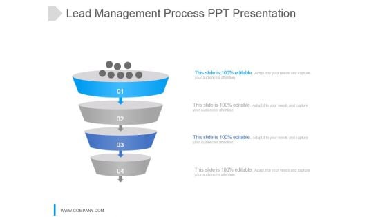 Lead Management Process Ppt Presentation