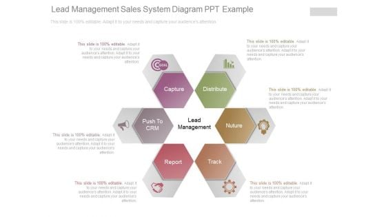 Lead Management Sales System Diagram Ppt Example