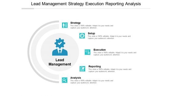 Lead Management Strategy Execution Reporting Analysis Ppt PowerPoint Presentation Model Mockup