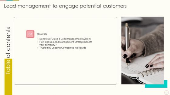 Lead Management To Engage Potential Customers Ppt PowerPoint Presentation Complete With Slides