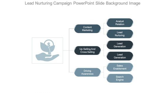 Lead Nurturing Campaign Powerpoint Slide Background Image