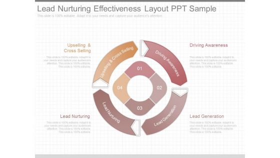 Lead Nurturing Effectiveness Layout Ppt Sample