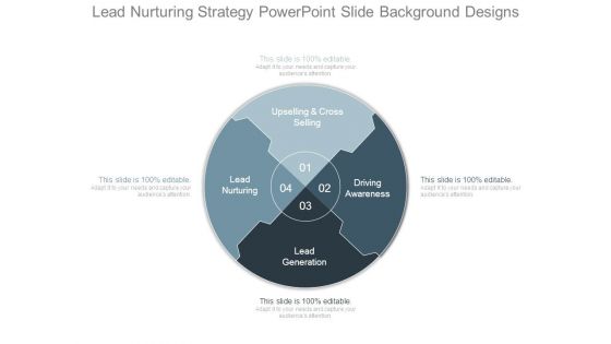 Lead Nurturing Strategy Powerpoint Slide Background Designs