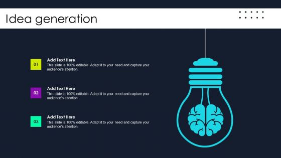 Lead Nurturing Tactics For Lead Generation Idea Generation Clipart PDF