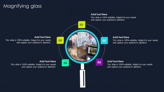 Lead Nurturing Tactics For Lead Generation Magnifying Glass Professional PDF