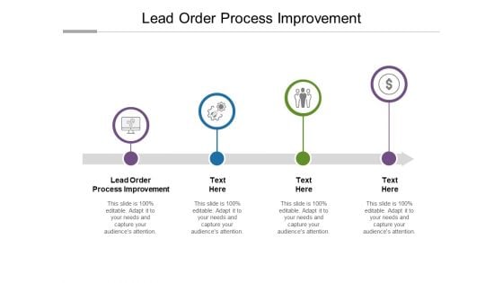 Lead Order Process Improvement Ppt PowerPoint Presentation Summary Display Cpb