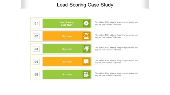 Lead Scoring Case Study Ppt PowerPoint Presentation Pictures Outline Cpb Pdf