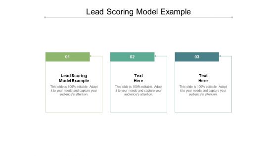 Lead Scoring Model Example Ppt PowerPoint Presentation Show Cpb
