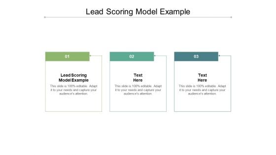 Lead Scoring Model Example Ppt PowerPoint Presentation Show Cpb