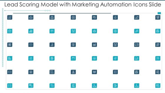 Lead Scoring Model With Marketing Automation Icons Slide Infographics PDF
