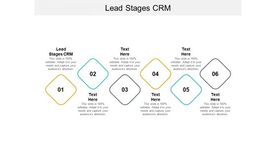 Lead Stages CRM Ppt PowerPoint Presentation Outline Brochure Cpb Pdf