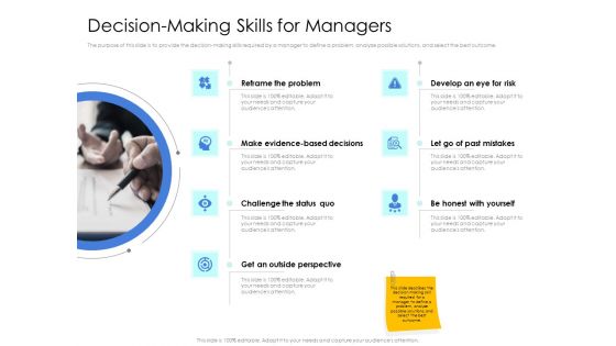Leader Vs Administrators Decision Making Skills For Managers Ppt Slides Slideshow PDF