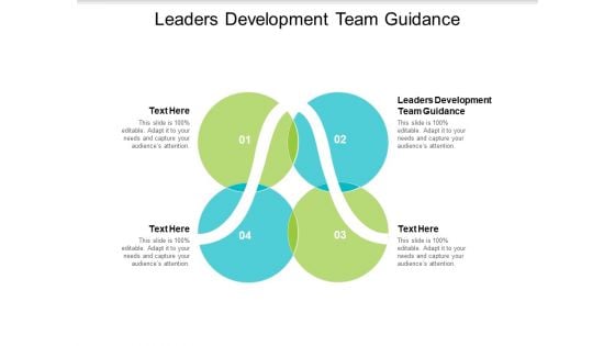 Leaders Development Team Guidance Ppt PowerPoint Presentation Gallery Slide Portrait Cpb