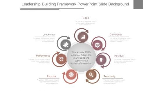 Leadership Building Framework Powerpoint Slide Background
