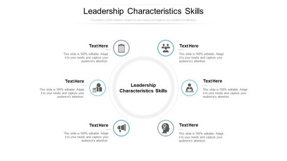 Leadership Characteristics Skills Ppt PowerPoint Presentation Professional Files Cpb