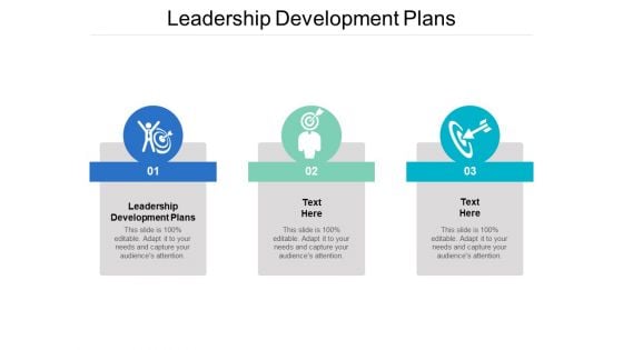 Leadership Development Plans Ppt PowerPoint Presentation Portfolio Examples Cpb