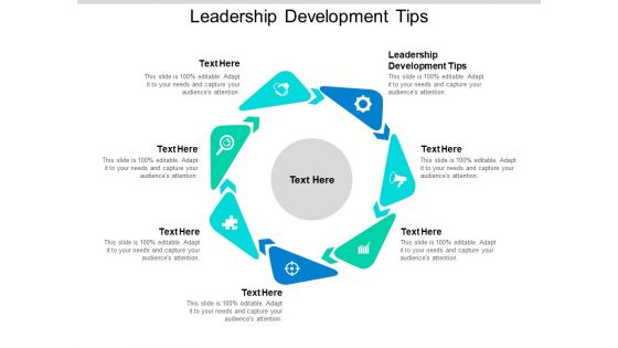 Leadership Development Tips Ppt PowerPoint Presentation Portfolio Show Cpb