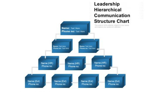 Leadership Hierarchical Communication Structure Chart Ppt PowerPoint Presentation File Tips PDF