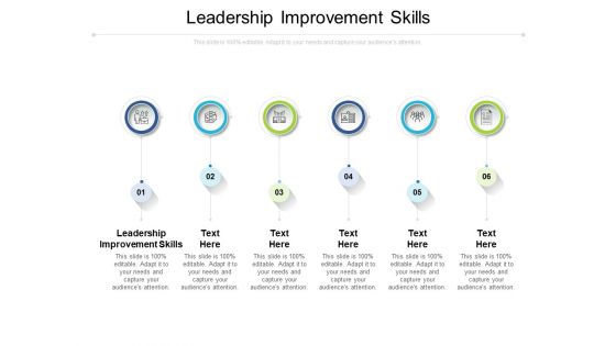 Leadership Improvement Skills Ppt PowerPoint Presentation Show Example Cpb Pdf