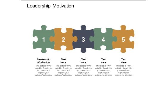 Leadership Motivation Ppt PowerPoint Presentation Infographic Template Slideshow Cpb