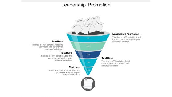 Leadership Promotion Ppt PowerPoint Presentation Layouts Format Ideas Cpb