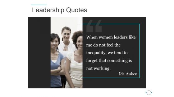 Leadership Quotes Template 1 Ppt PowerPoint Presentation Template