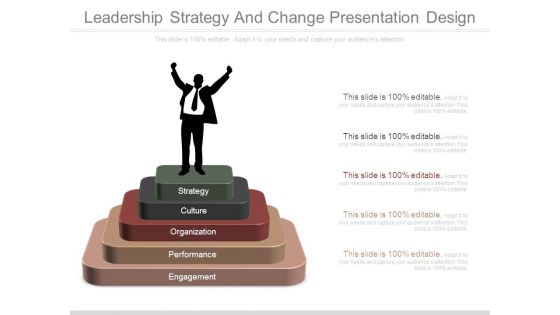 Leadership Strategy And Change Presentation Design