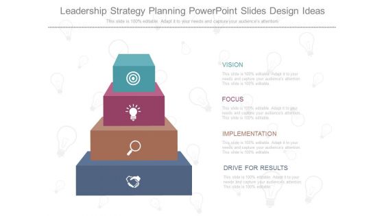 Leadership Strategy Planning Powerpoint Slides Design Ideas