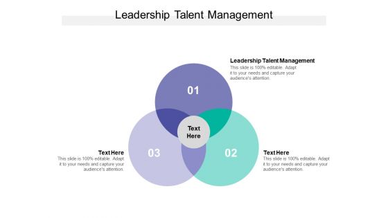 Leadership Talent Management Ppt PowerPoint Presentation Outline Graphics Download Cpb