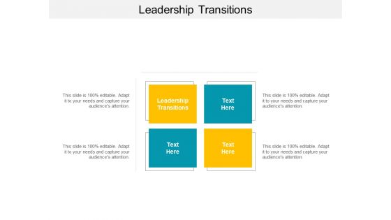 Leadership Transitions Ppt PowerPoint Presentation Professional Background Designs Cpb