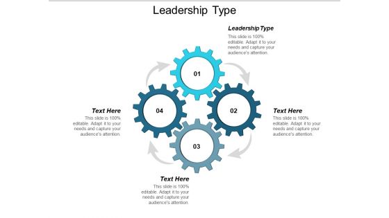 Leadership Type Ppt PowerPoint Presentation Slides Graphics Template Cpb