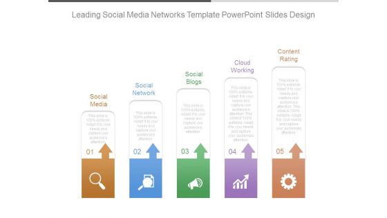 Leading Social Media Networks Template Powerpoint Slides Design