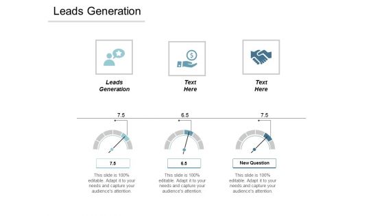 Leads Generation Ppt Powerpoint Presentation Outline Slide Cpb