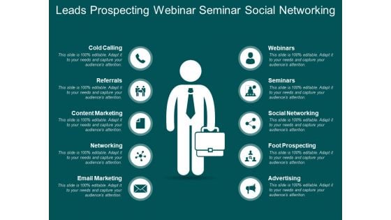 Leads Prospecting Webinar Seminar Social Networking Ppt PowerPoint Presentation Infographic Template Graphics Download