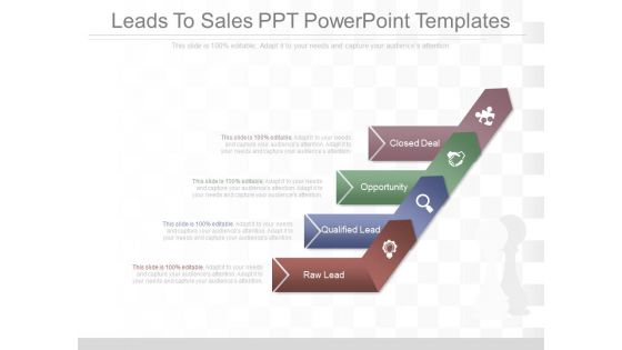 Leads To Sales Ppt Powerpoint Templates