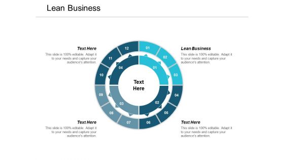 Lean Business Ppt Powerpoint Presentation Summary Show Cpb