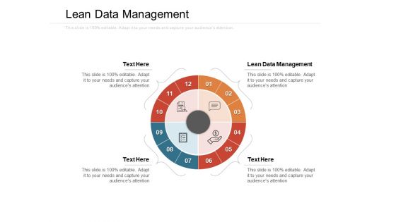 Lean Data Management Ppt PowerPoint Presentation Ideas Deck Cpb Pdf