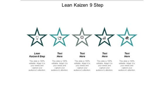 Lean Kaizen 9 Step Ppt Powerpoint Presentation Portfolio Rules Cpb