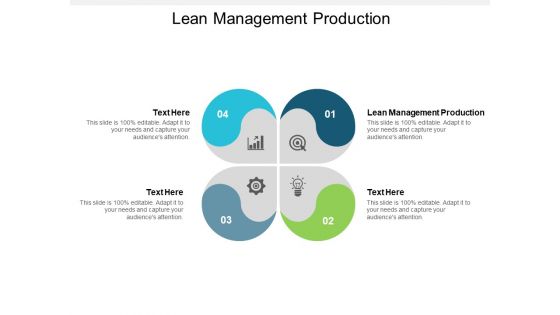 Lean Management Production Ppt PowerPoint Presentation Styles Slides Cpb