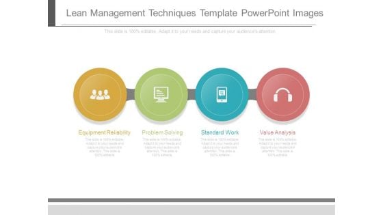 Lean Management Techniques Template Powerpoint Images