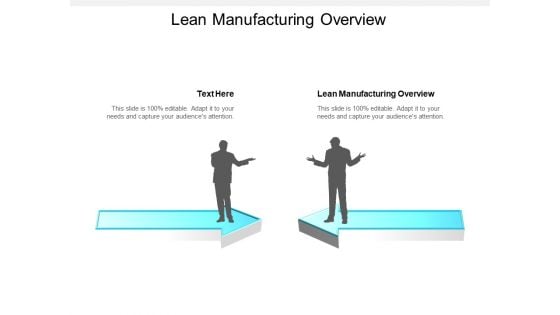 Lean Manufacturing Overview Ppt PowerPoint Presentation Gallery Structure Cpb