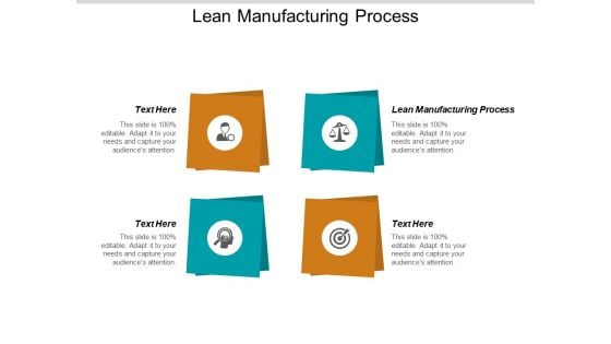 Lean Manufacturing Process Ppt PowerPoint Presentation Information Cpb