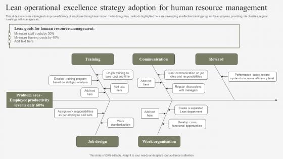 Lean Operational Excellence Strategy Adoption For Human Resource Management Designs PDF